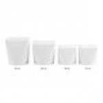 SmartServ 26SSPLAINM 26 oz. White Microwavable Paper Take-Out Container - 25/Pack SmartServ 26SSPLAINM 26 oz. White Microwavable Paper Take-Out Container - 25/Pack