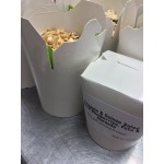 SmartServ 26SSPLAINM 26 oz. White Microwavable Paper Take-Out Container - 25/Pack SmartServ 26SSPLAINM 26 oz. White Microwavable Paper Take-Out Container - 25/Pack