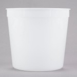 Placon 86 oz. Translucent Round Deli Container - 200/Case Placon 86 oz. Translucent Round Deli Container - 200/Case
