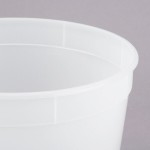 Placon 86 oz. Translucent Round Deli Container - 200/Case Placon 86 oz. Translucent Round Deli Container - 200/Case