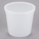 Placon 86 oz. Translucent Round Deli Container - 200/Case Placon 86 oz. Translucent Round Deli Container - 200/Case