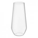 WNA Comet RESSGL12 Reserv 12 oz. Clear Plastic Stemless Wine Goblet - 64/Case
