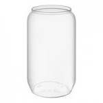 WNA Comet RESSGL12 Reserv 12 oz. Clear Plastic Stemless Wine Goblet - 64/Case