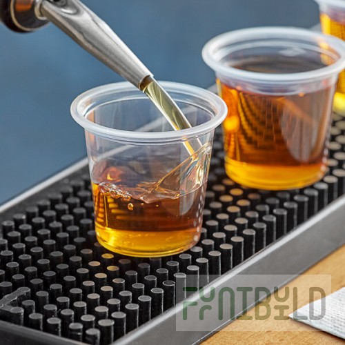 Choice 1.25 oz. Clear Plastic Shot Glass / Souffle Cup / Portion Cup - 5,000/Case