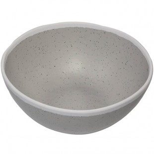 GET Pottery Market Glazed 1 Qt. Gray Melamine Salad Bowl - Sample GET Pottery Market Glazed 1 Qt. Gray Melamine Salad Bowl - Sample