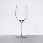 Reserve by Libbey Acura Prism 16 oz. Pour Control 9 oz. / 6 oz. Wine Glass - Sample
