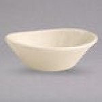 Homer Laughlin from Steelite International HL29400 2 oz. Unique Ivory (American White) China Jelly Dish - 36/Case
