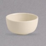 Homer Laughlin from Steelite International HL29400 2 oz. Unique Ivory (American White) China Jelly Dish - 36/Case