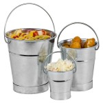 American Metalcraft GP4 Mini Galvanized Pail - 4 3/8 American Metalcraft GP4 Mini Galvanized Pail - 4 3/8