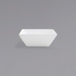 Front of the House Kyoto 5 oz. Bright White Porcelain Taster Spoon - 12/Case Front of the House Kyoto 5 oz. Bright White Porcelain Taster Spoon - 12/Case
