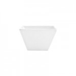 Front of the House Kyoto 5 oz. Bright White Porcelain Taster Spoon - 12/Case Front of the House Kyoto 5 oz. Bright White Porcelain Taster Spoon - 12/Case