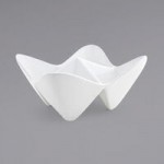 Front of the House Kyoto 5 oz. Bright White Porcelain Taster Spoon - 12/Case Front of the House Kyoto 5 oz. Bright White Porcelain Taster Spoon - 12/Case