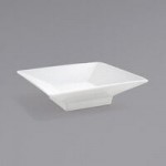 Front of the House Kyoto 5 oz. Bright White Porcelain Taster Spoon - 12/Case Front of the House Kyoto 5 oz. Bright White Porcelain Taster Spoon - 12/Case