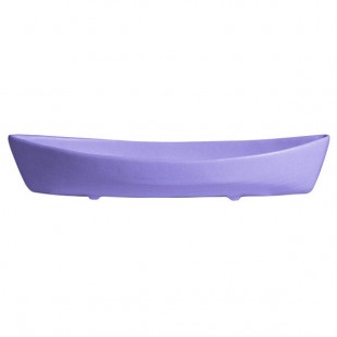 G.E.T. Enterprises BT031-MOD-LV Bugambilia 6.9 Qt. Smooth MOD Finish Lavender Resin-Coated Aluminum Deep Boat