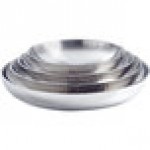 American Metalcraft DWHSEA16 135 oz. Stainless Steel Double Wall Seafood Tray with Hammered Finish - 15 1/2 American Metalcraft DWHSEA16 135 oz. Stainless Steel Double Wall Seafood Tray with Hammered Finish - 15 1/2
