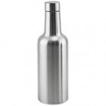 Franmara Apollo 13 oz. Black Stainless Steel Wine Bottle