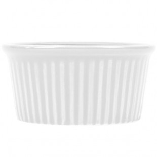 CAC RKF-6 Festiware 6 oz. Super White China Fluted Ramekin - 36/Case CAC RKF-6 Festiware 6 oz. Super White China Fluted Ramekin - 36/Case