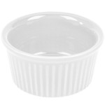 CAC RKF-6 Festiware 6 oz. Super White China Fluted Ramekin - 36/Case CAC RKF-6 Festiware 6 oz. Super White China Fluted Ramekin - 36/Case