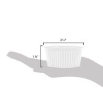 CAC RKF-6 Festiware 6 oz. Super White China Fluted Ramekin - 36/Case CAC RKF-6 Festiware 6 oz. Super White China Fluted Ramekin - 36/Case