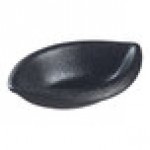 Solia Pasta Conchiglie 1 oz. Black Porcelain Mini Dish - 144/Case Solia Pasta Conchiglie 1 oz. Black Porcelain Mini Dish - 144/Case