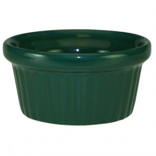 International Tableware Cancun 2 oz. Green Stoneware Fluted Ramekin - 36/Case International Tableware Cancun 2 oz. Green Stoneware Fluted Ramekin - 36/Case