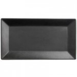 Acopa 4 oz. Matte Black Square Stoneware Sauce Cup - 12/Pack