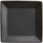 Acopa 4 oz. Matte Black Square Stoneware Sauce Cup - 12/Pack