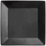 Acopa 4 oz. Matte Black Square Stoneware Sauce Cup - 12/Pack