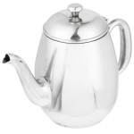 Vollrath 46595 Orion 34 oz. Mirror-Finished Stainless Steel Coffee / Tea Pot