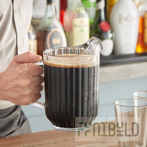 Cambro P600CW135 Camwear® 60 oz. Clear Customizable Plastic Pitcher