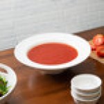 10 Strawberry Street WTR-16RSOUP Whittier 3 Qt. White Porcelain Rim Soup Bowl - 4/Case 10 Strawberry Street WTR-16RSOUP Whittier 3 Qt. White Porcelain Rim Soup Bowl - 4/Case