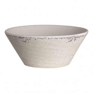 Creations Pompeii from Steelite International 1.25 Qt. Stone Melamine Round Bowl - 6/Case Creations Pompeii from Steelite International 1.25 Qt. Stone Melamine Round Bowl - 6/Case