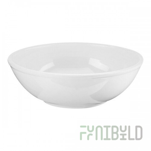 Cal-Mil Rolled Rim 5.5 oz. White Melamine Bowl