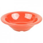 GET B-24-FG Diamond Mardi Gras 24 oz. Rainforest Green Melamine Bowl - 12/Pack