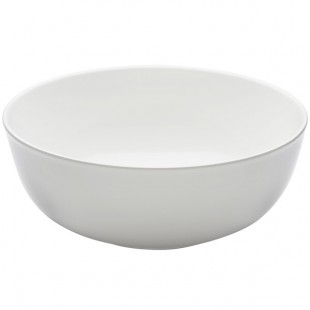 Elite Global Solutions M13R5NW Classics Display White 8 Qt. Medium Round Bowl