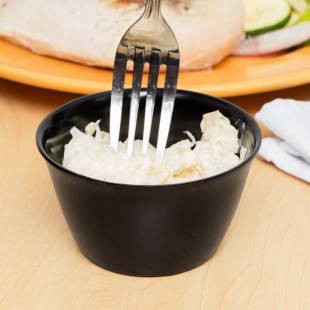 Carlisle 4354003 Dallas Ware 7.5 oz. Black Bouillon Cup - 24/Case