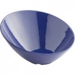 Acopa 20 oz. Black Slanted Melamine Bowl