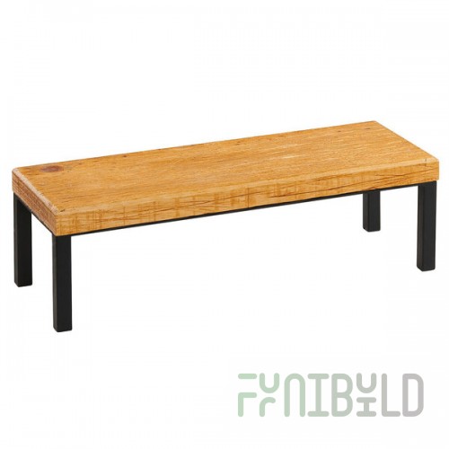 Cal-Mil 22066-6-99 Madera Rustic Pine Rectangle Wood Riser - 20