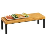 Cal-Mil 22066-6-99 Madera Rustic Pine Rectangle Wood Riser - 20