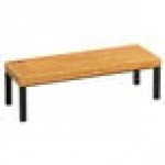 Cal-Mil 22066-6-99 Madera Rustic Pine Rectangle Wood Riser - 20