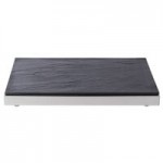 Vollrath V904937 Cubic 4 Bowl Black Wood Display Template Vollrath V904937 Cubic 4 Bowl Black Wood Display Template