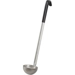 Vollrath 58033 3 oz. Two-Piece Stainless Steel Ladle with Black Kool-Touch® Handle Vollrath 58033 3 oz. Two-Piece Stainless Steel Ladle with Black Kool-Touch® Handle