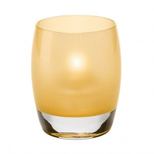 Hollowick 6404SG Contour Satin Gold Glass Votive Hollowick 6404SG Contour Satin Gold Glass Votive