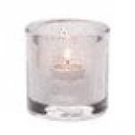 Hollowick 5140CJ Round Clear Jewel Thick Glass Tealight