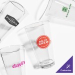 Acopa Select 14 oz. Customizable Rim Tempered Mixing Glass - 24/Case