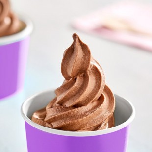Frostline Chocolate Soft Serve Ice Cream Mix 6 lb. - 6/Case Frostline Chocolate Soft Serve Ice Cream Mix 6 lb. - 6/Case