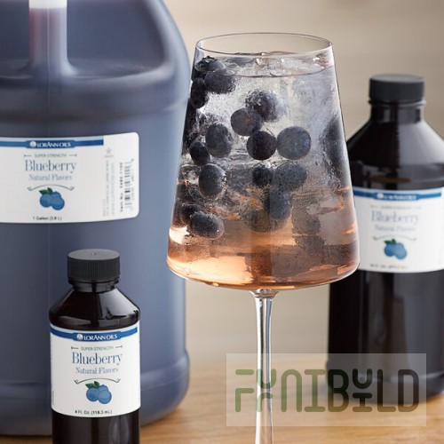 LorAnn Oils 4 fl. oz. All-Natural Blueberry Super Strength Flavor