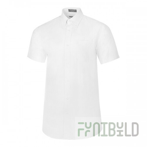 National Patrol by Henry Segal Women's Customizable White Short Sleeve Oxford Shirt - 10