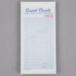 Adams 10450SW 2-Part White / Canary Carbonless Guest Check Book - 5/Case Adams 10450SW 2-Part White / Canary Carbonless Guest Check Book - 5/Case