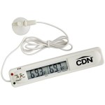 CDN TA20 Digital Refrigerator / Freezer Thermometer with Audio / Visual Alarm and 39 CDN TA20 Digital Refrigerator / Freezer Thermometer with Audio / Visual Alarm and 39